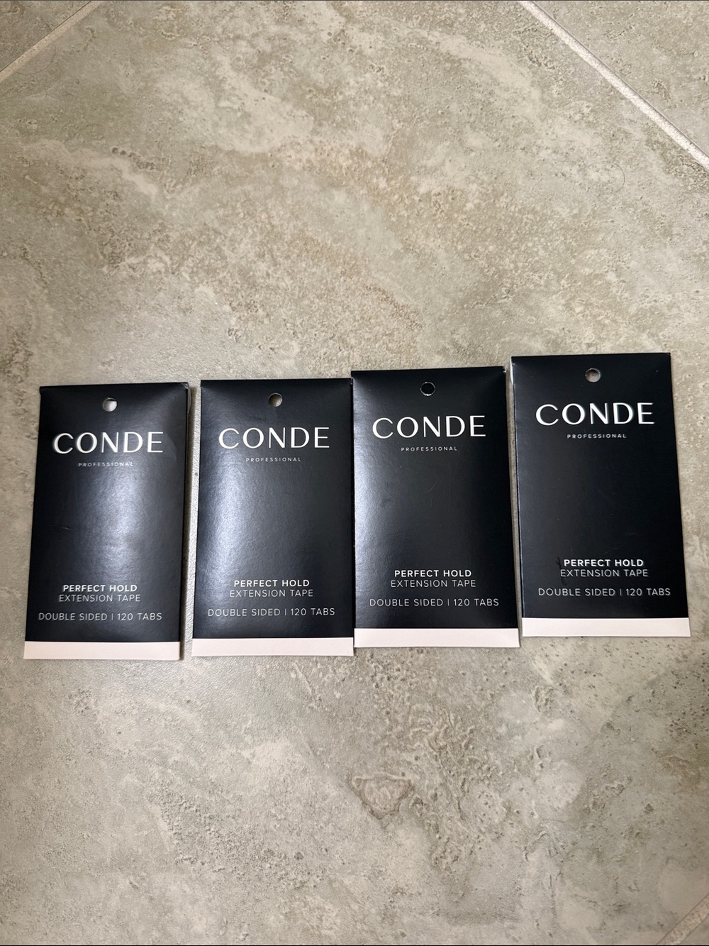CONDE Perfect Hold Extension Tape - Black Pack of 4